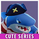 Shark Pirate Humanoid Cute Series