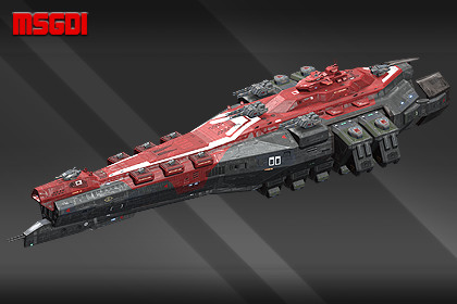 Spaceship Skyhammer Battlecruiser