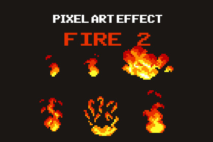 Fire 2 - Pixel Art Effect
