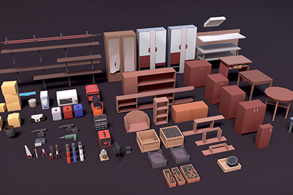 Garage Props Pack – BoznaWhat