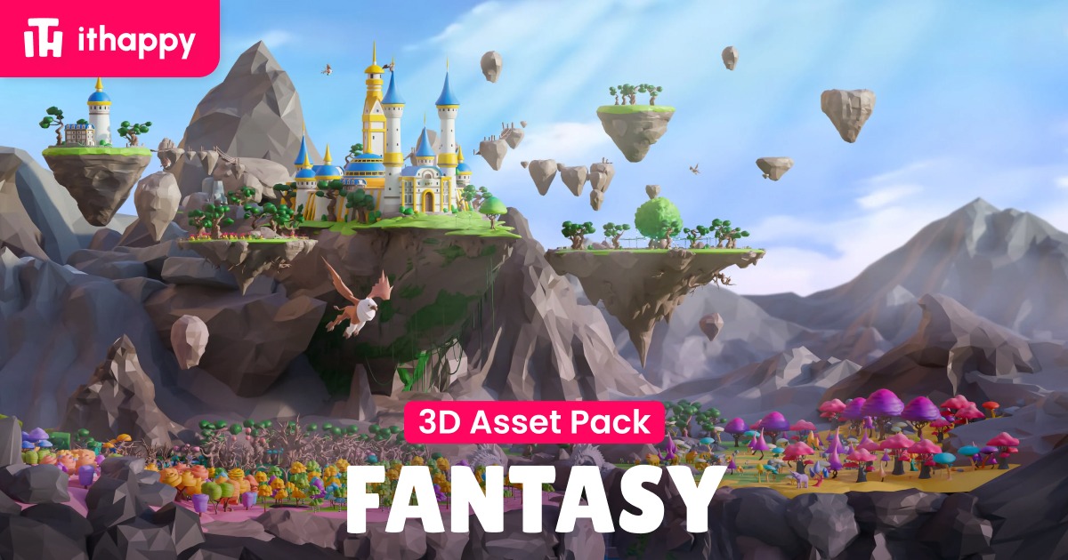 Fantasy - Low Poly 3D Models Pack | 3D Fantasy | Unity Asset Store