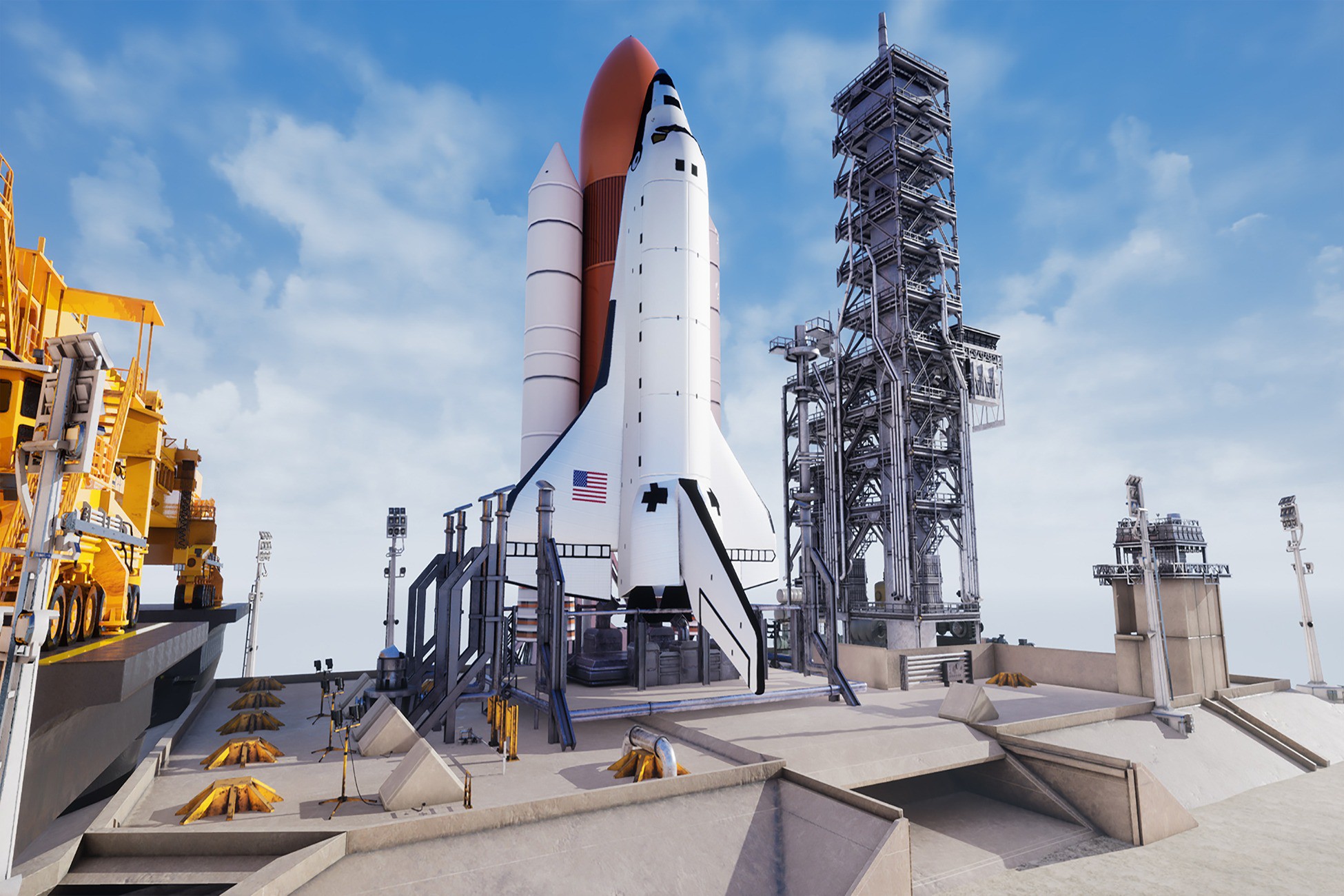 Unity Module In Shuttle Space Shuttle Launch / Realistic Environment | 3D 주변환경 | Unity Asset Store