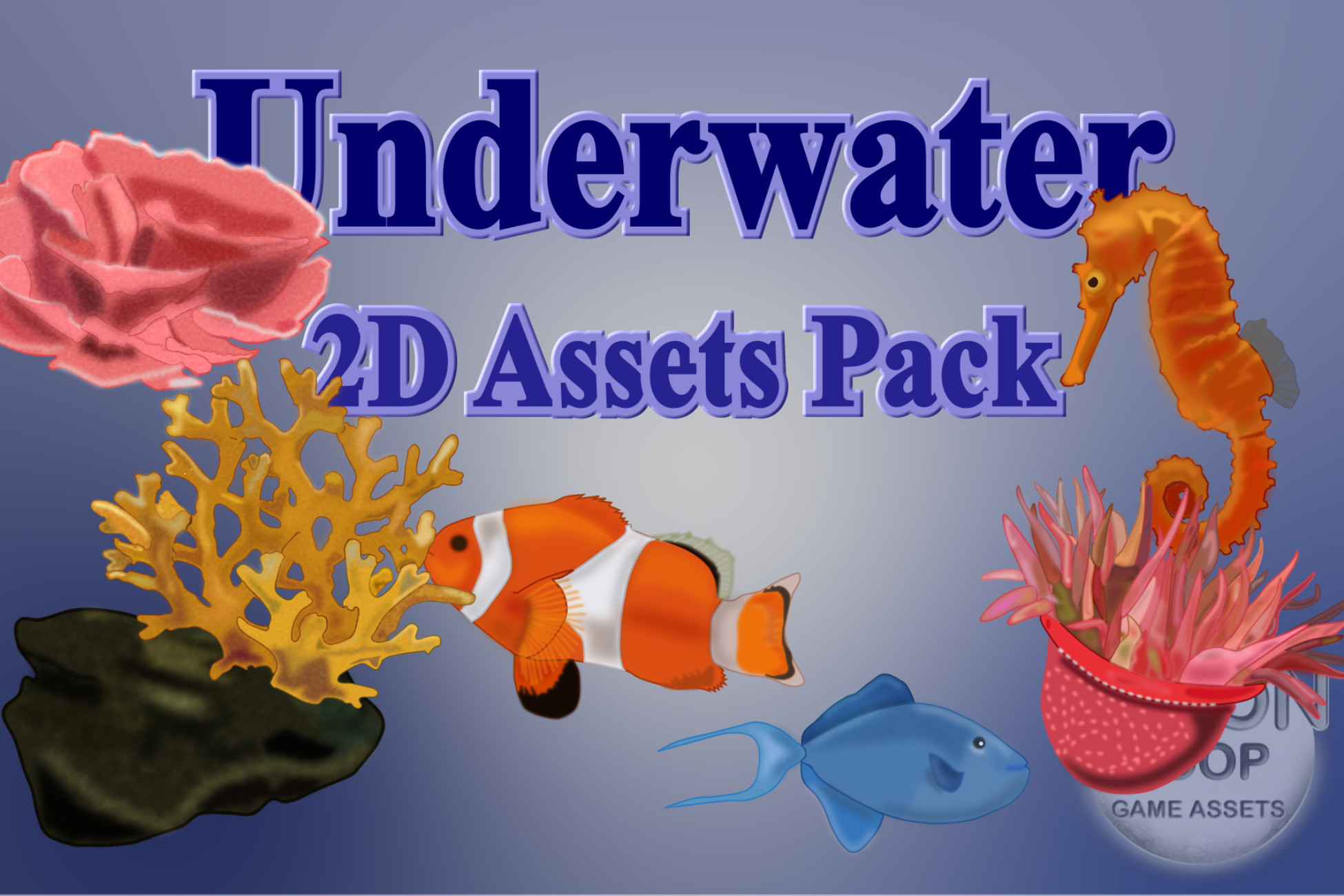 Unity 2d Asset Sample Underwater Sea 2D Assets | 2D Environments | Unity Asset Store