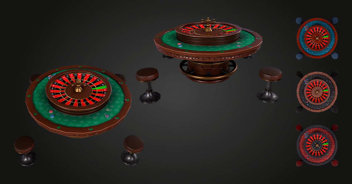 Roulette Table Vol. 2 | 3D Props | Unity Asset Store