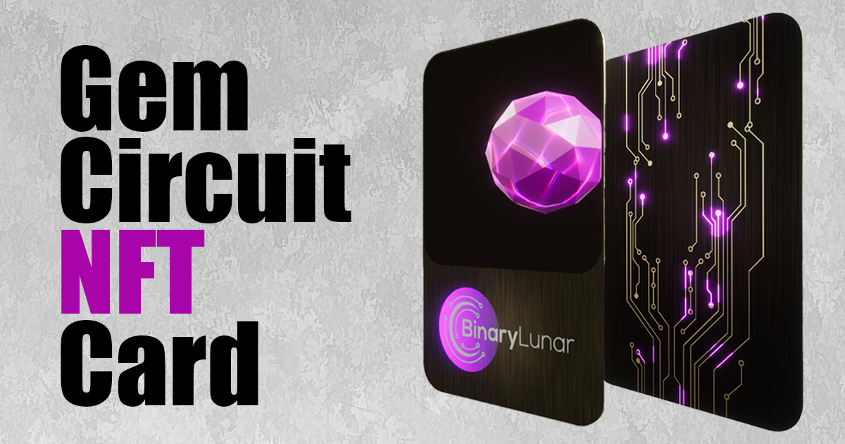 Gem / Circuit NFT Card Template VFX Shaders Unity Asset Store