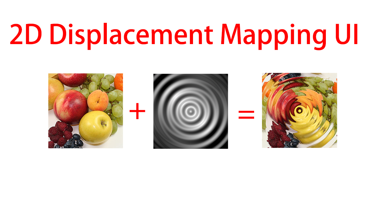 2D Displacement Mapping UI By maything | 2D GUI | Unity Asset Store