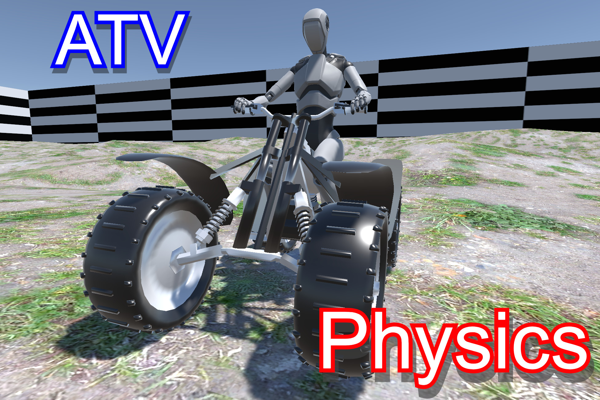 Quad bike (ATV) physics with "Wheel System" Physics Unity Asset Store