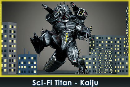 Sci-Fi Titan Kaiju