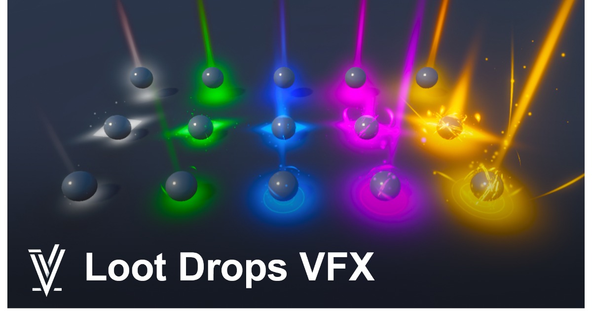 Programming Loot System Unity Loot Drops | VFX | Unity Asset Store