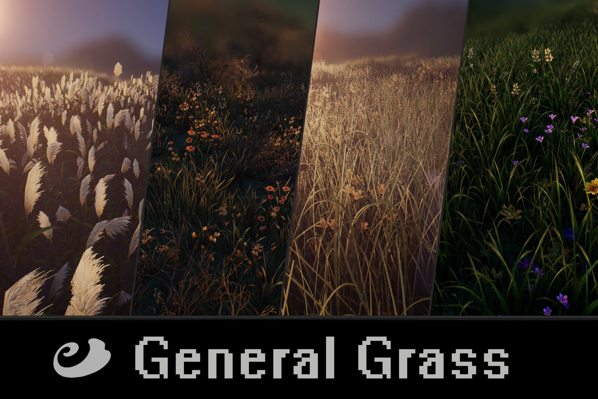 Graas Texture Unity General Grass Package | 3D 식물 | Unity Asset Store