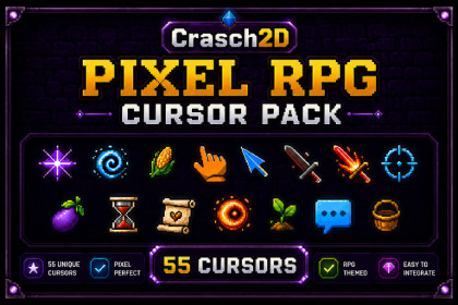 Pixel RPG Cursor Pack