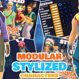 Stylized Modular Characters Pack