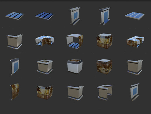 Modular Walls | 3D Sci-Fi | Unity Asset Store