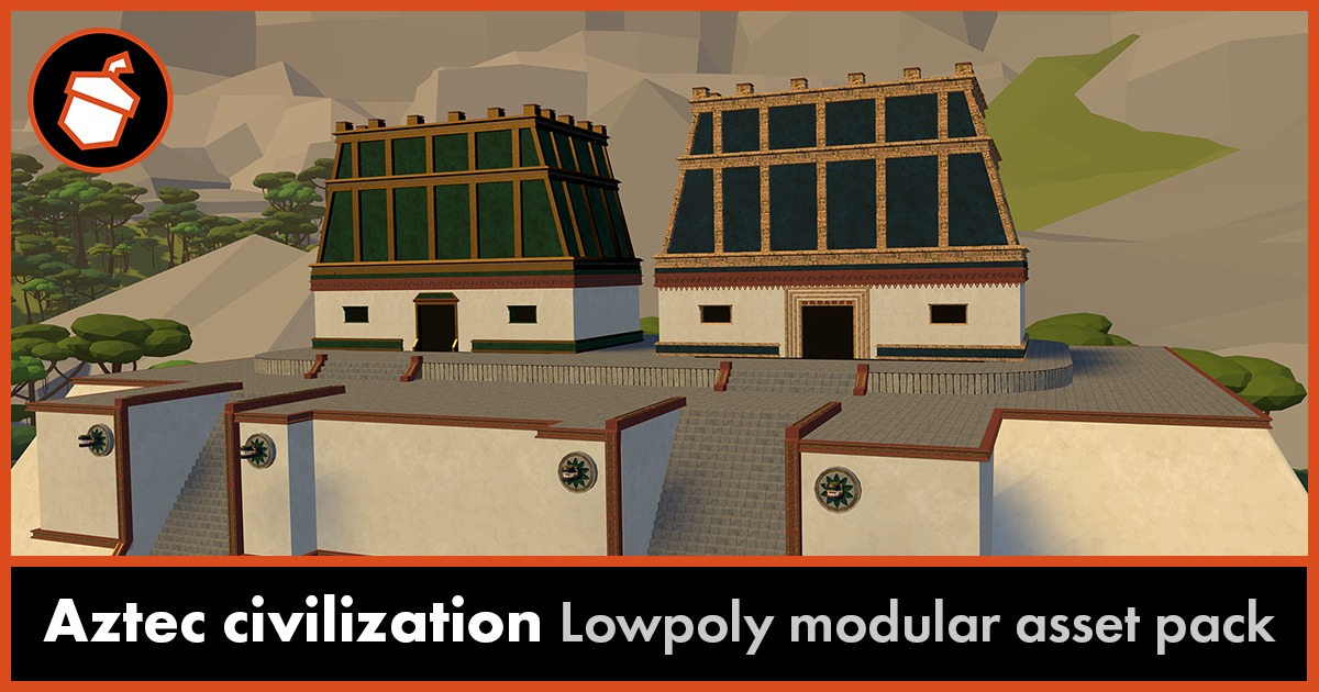 Aztec civilization - Modular asset pack | 3D Historic | Unity Asset Store