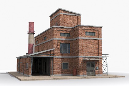 Industrial Factory Building – Variant 31