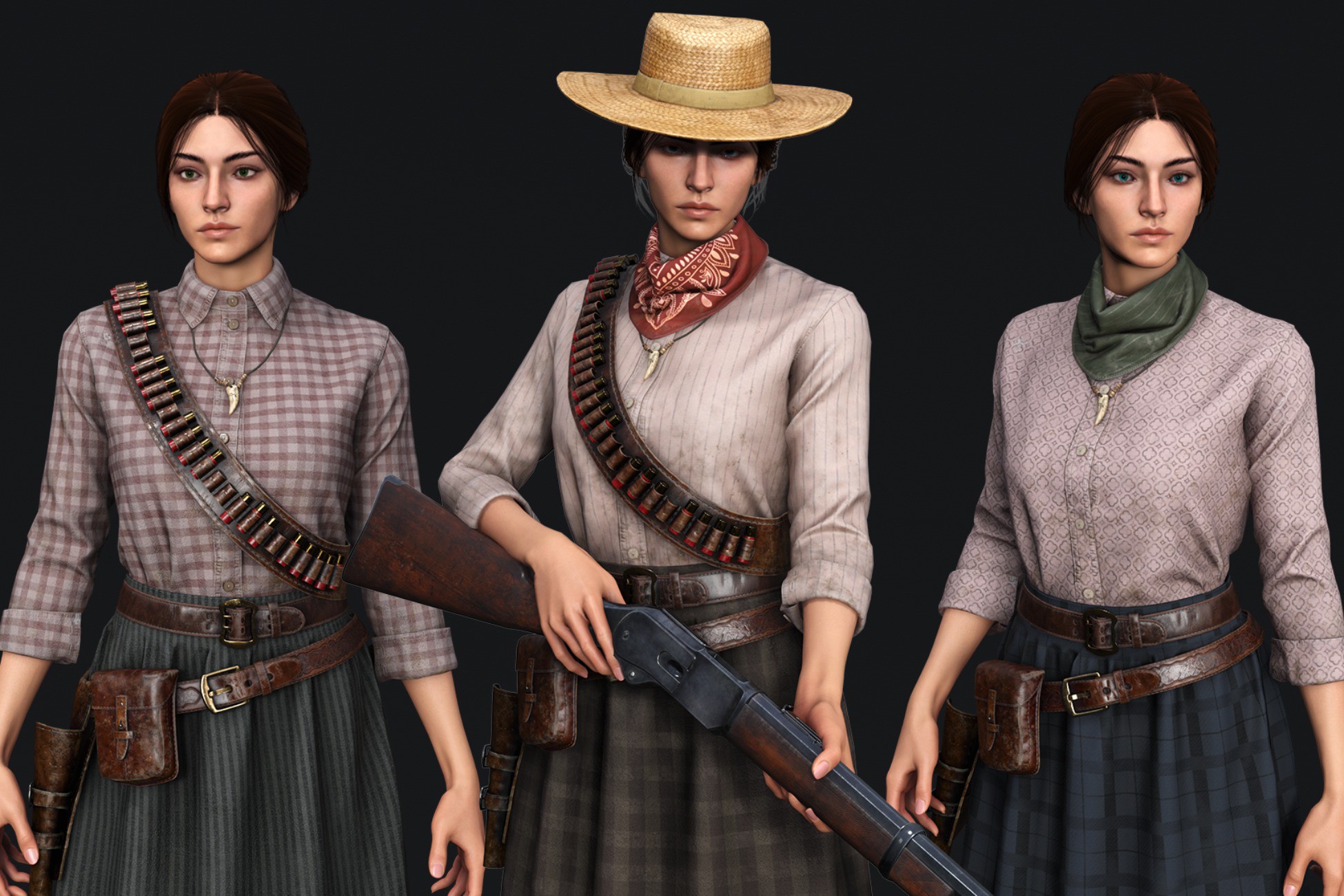 Cowboy Girl 1 Western Character - Wild West,Adventure,Survival,Survivor ...