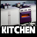 Low Poly Kitchen Pack