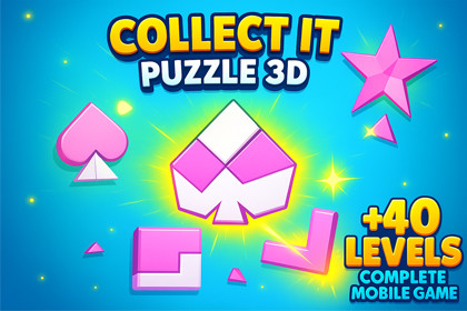 Collect It puzzle 3D - Complete Puzzle Mobile Game Template