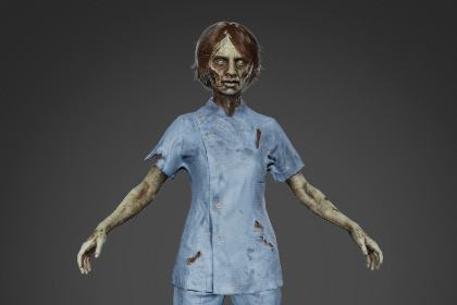 Zombie nurse_woman