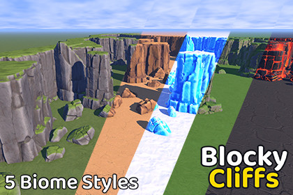 Stylized Nature - Blocky Cliffs