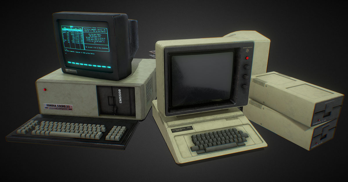 Retro Computers | 3D Electronics | Unity Asset Store