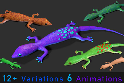 Colorful Lizards Pack