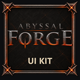 Abyssal Forge - Dark Fantasy RPG UI Kit