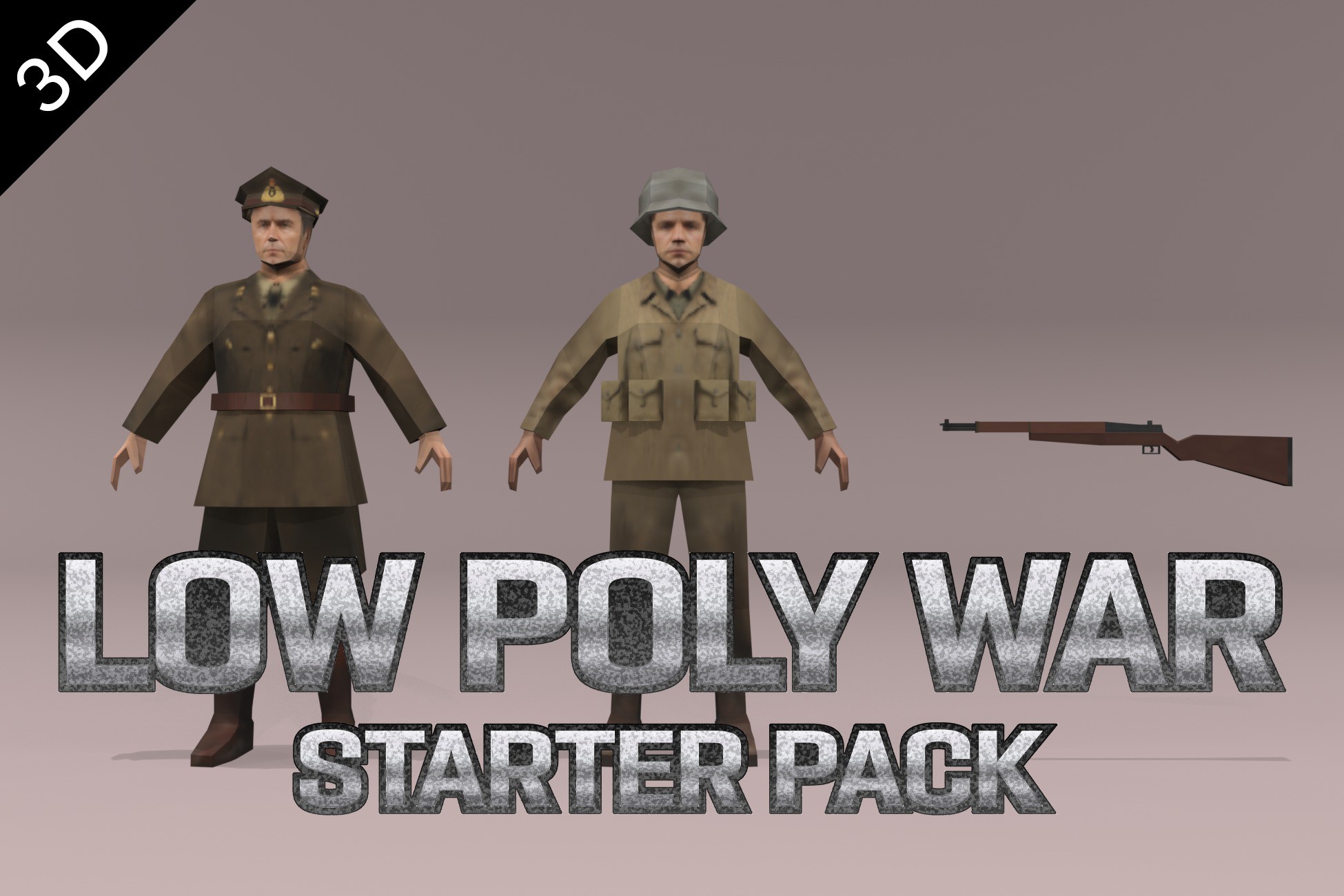 Low Poly War Starter Pack