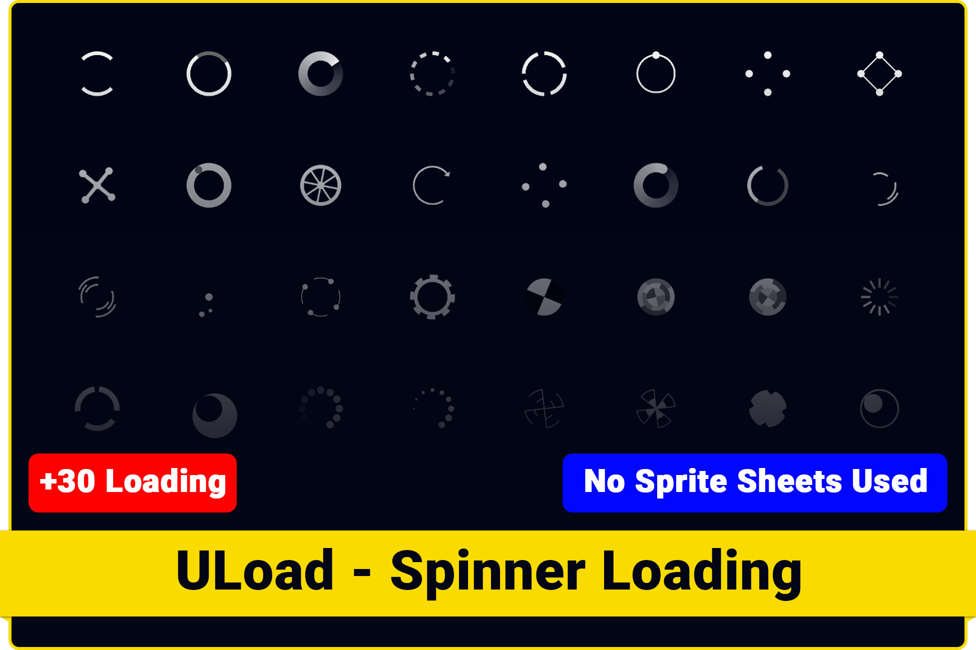 ULoad - Spinner Loading | 2D GUI | Unity Asset Store
