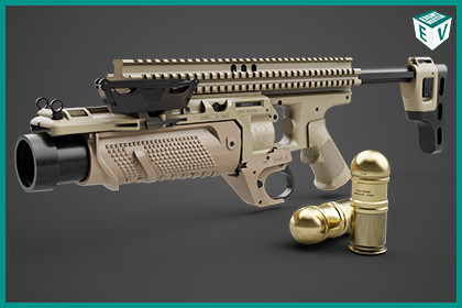 Grenade Launcher 05 Brown URP HDRP Textures