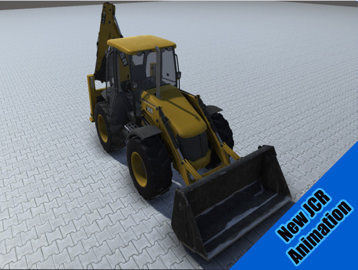 Excavator Unity Model Excavator JCR | 3D Land | Unity Asset Store