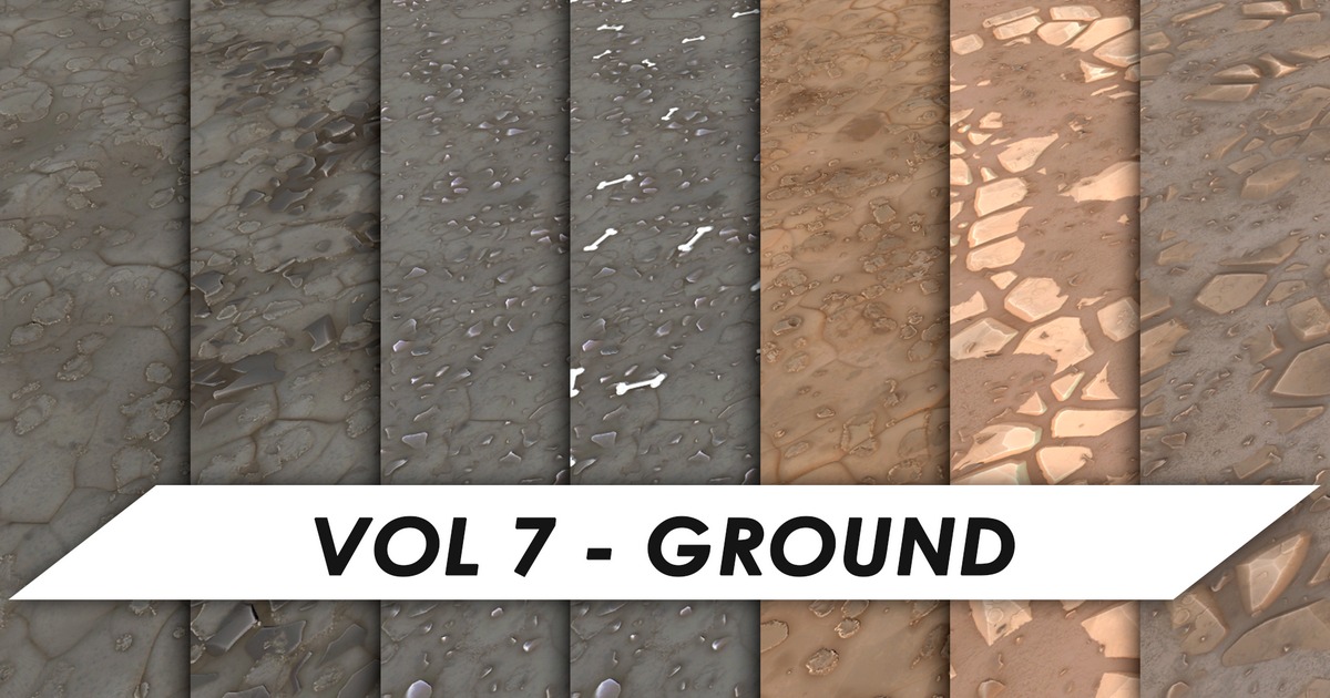 Unity Panel Textures Stylized Textures - Vol 7 - Ground | 2D Textures & Materials | Unity ...