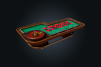 Roulette Table V1 – Casino Gambling | Game Ready PBR | Built-In & URP Compatible
