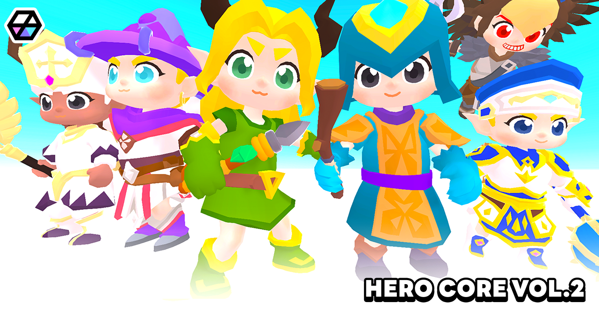 3D Characters - Hero Core Vol.2 | Characters | Unity Asset Store