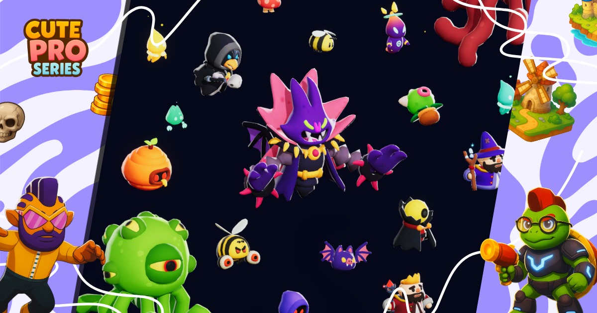 Monsters Ultimate Pack 11 Cute Pro Series | 3D Creatures | Unity Asset ...