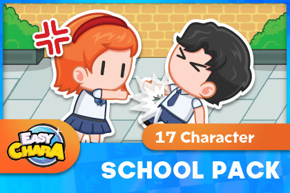 Easy Chara – School 2D Character Collection