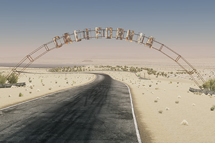 Realistic Race Track California