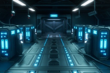 Sci-Fi Server room