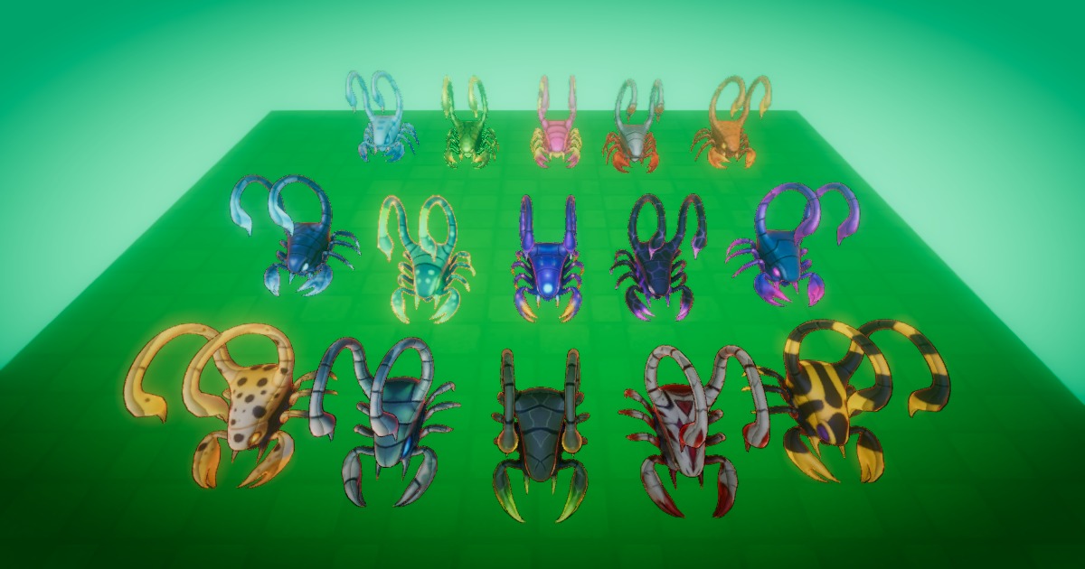 [FreeTrial] Bioflare Scorpion (Rig + Animation) – PixeliusVita | 3D 生物 ...