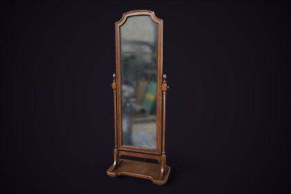 Vintage standing mirror