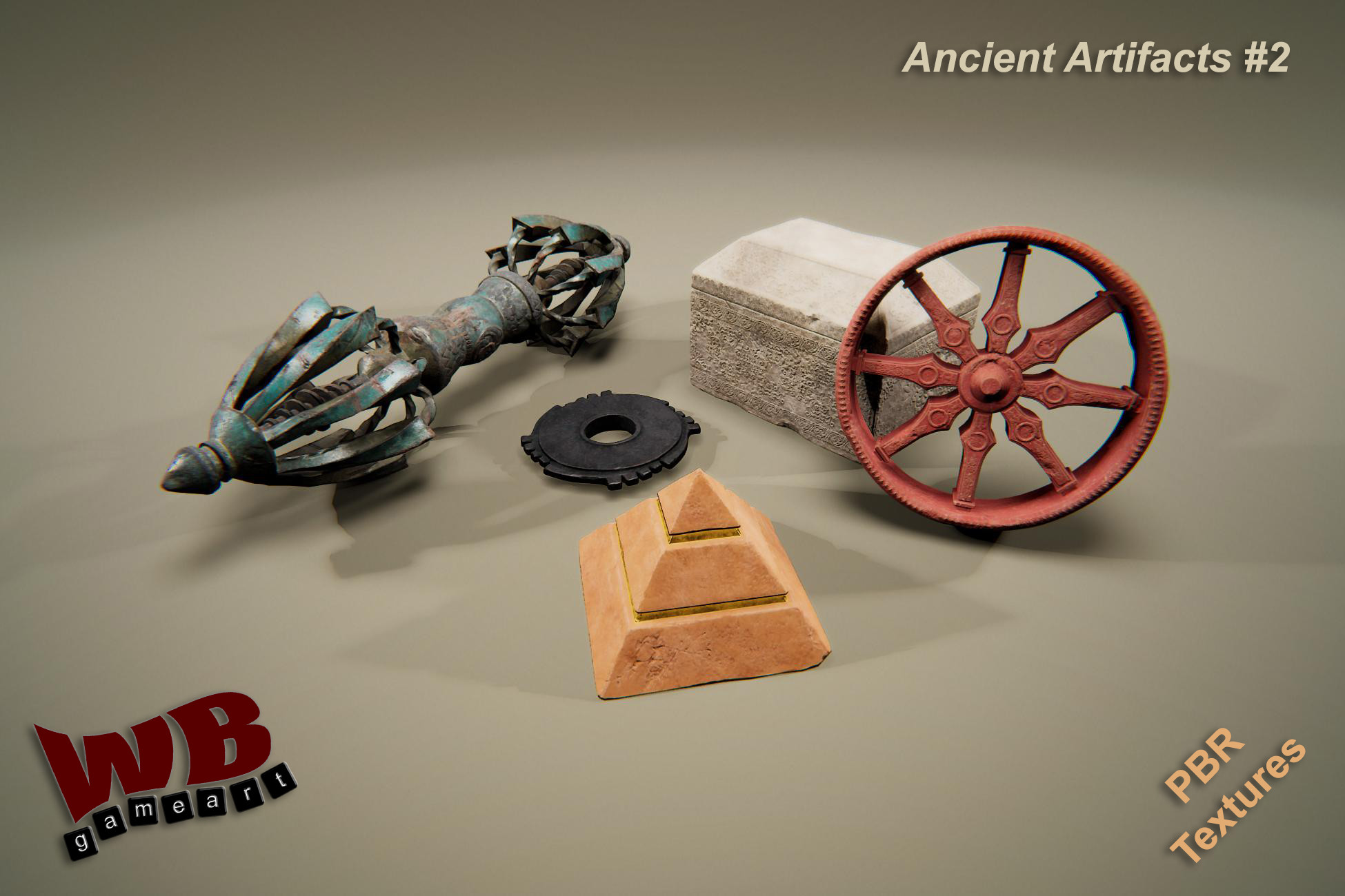 Ancient Textures Unity Ancient Artifacts #2 Package | 3D Props | Unity Asset Store