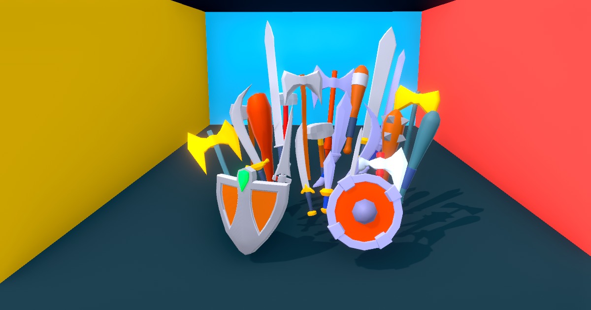 Weapons Pack Low Poly | 3D Weapons | Unity Asset Store
