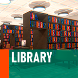 Library - interior and props