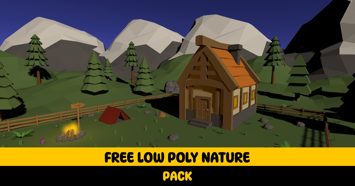 Free Low Poly Nature Pack | 3D Environments | Unity Asset Store