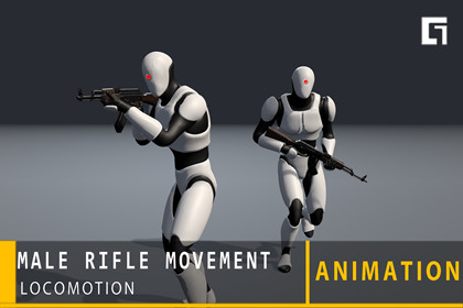 Male Rifle Movement Animation