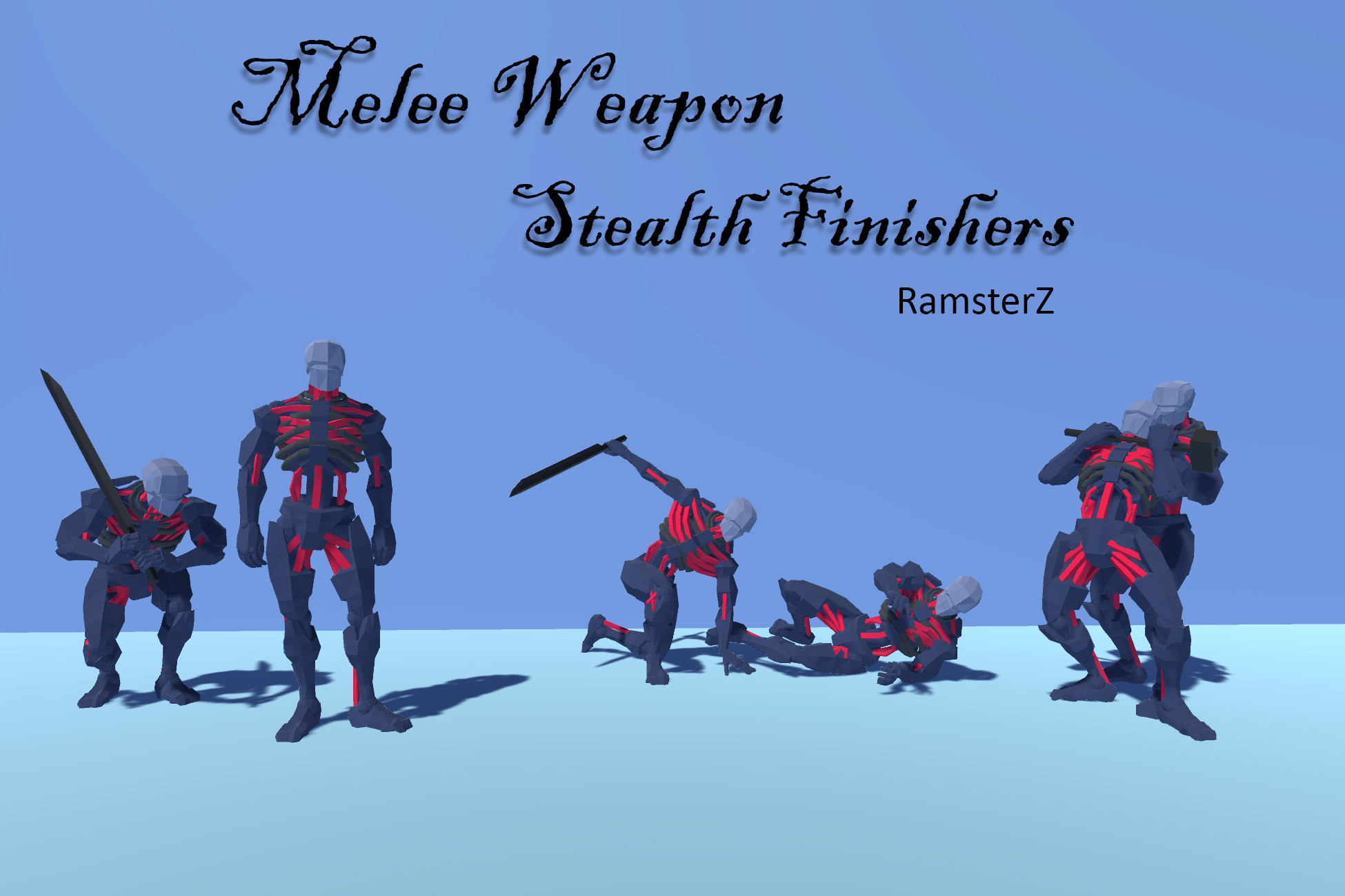 Melee Weapon Stealth Finishers | 3D Animations | Unity Asset Store