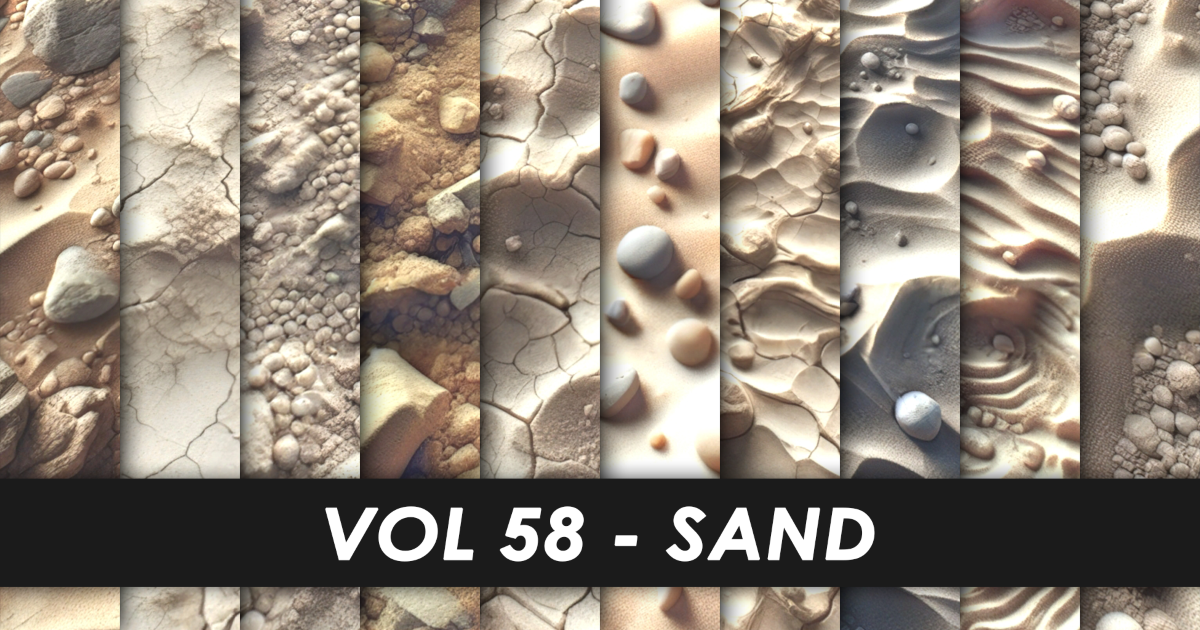 Sand Box Texture Unity Realistic Textures - Vol 58 - Sand | 2D Textures & Materials | Unity ...