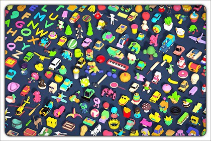 Toy Pack - Low Poly 236 Toys Objects - Toy Mega Pack - Match Game Kit - Big Pack