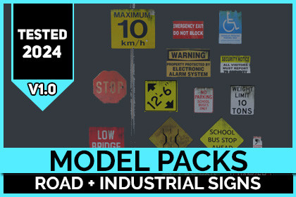 Dirty Road Sign Pack
