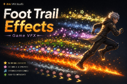 Game VFX - Foot Trail Effects